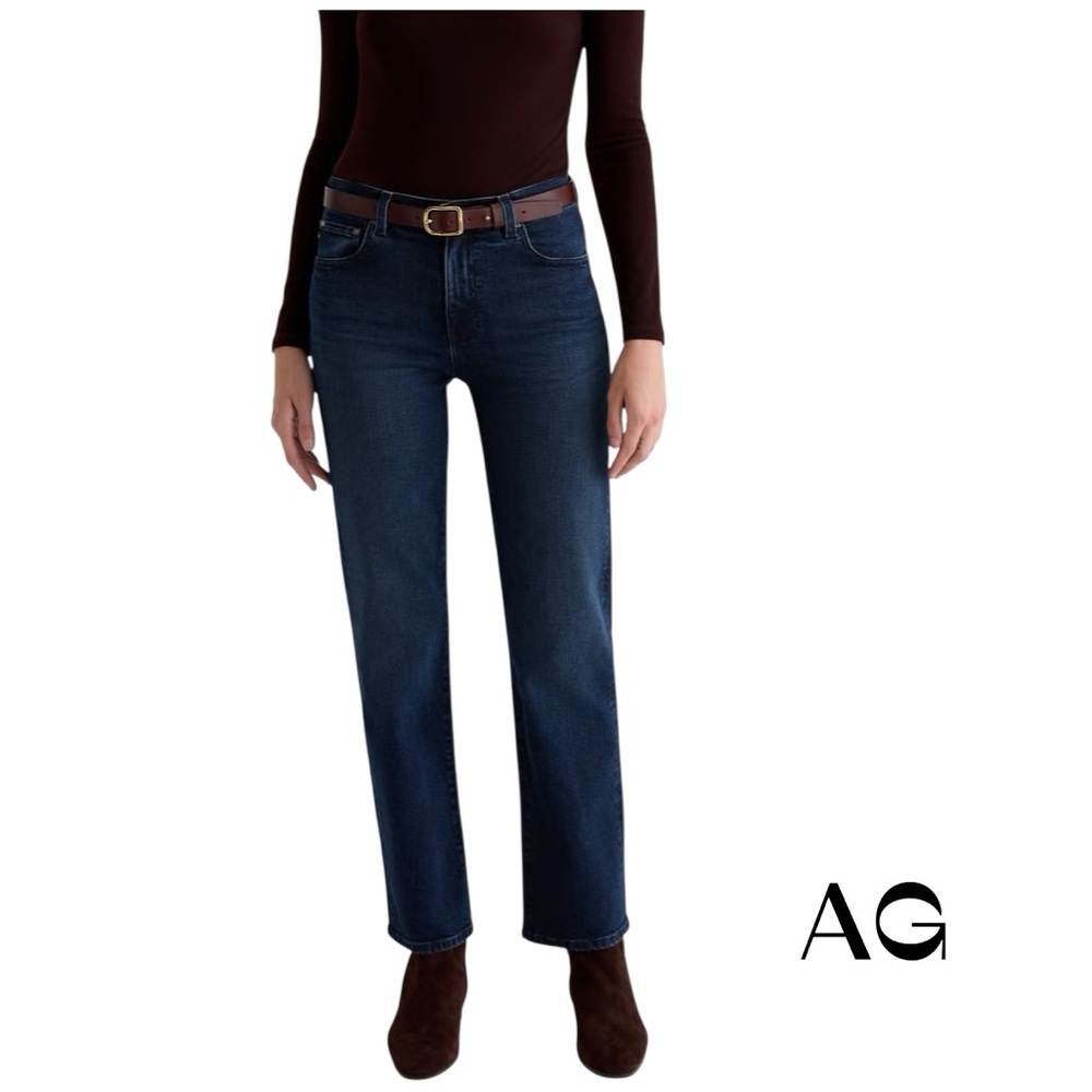 AG Straight Leg Blue Jeans Size 36